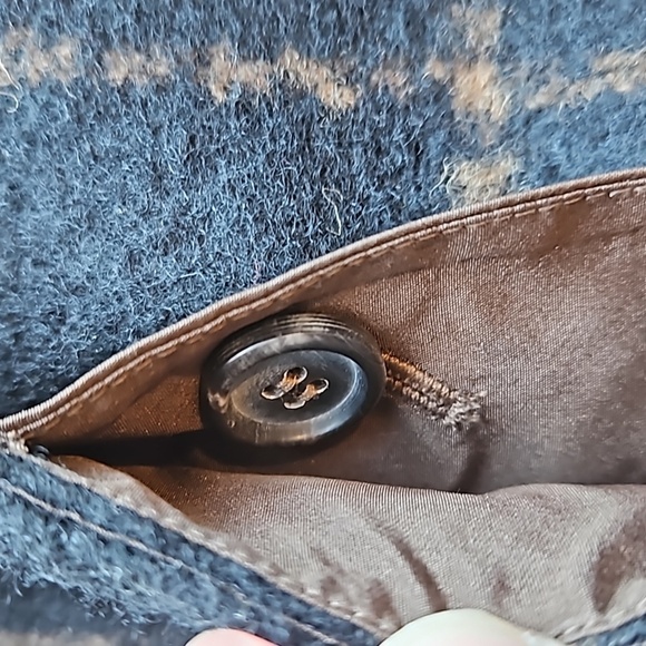 AKRIS Black and Brown Window Pane Wool Blend Jacket 14 - Picture 9 of 9